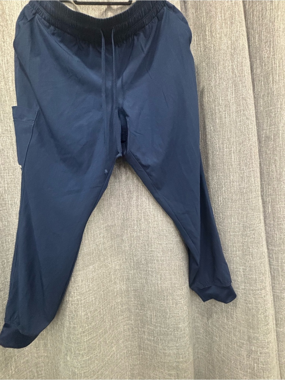 Women Navy Drawstring Jogger Scrub Pants NWOT